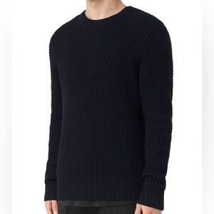 Allsaints , navy blue men’s Tornn Crew sweater
